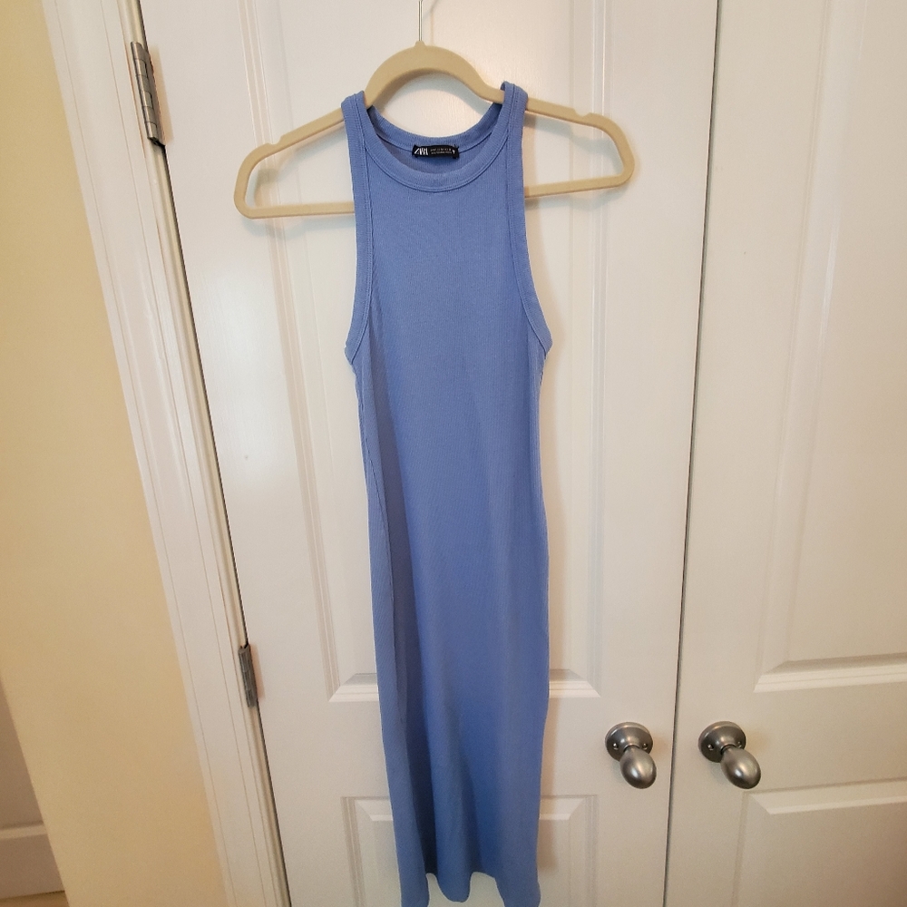 H&M Racerback Dress, Periwinkle Blue, Size M